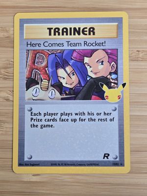 Here Comes Team Rocket! Trainer - 15/82 - Celebrations - NM