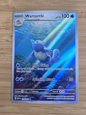Wartortle - 171/165 - Pokemon 151 - NM