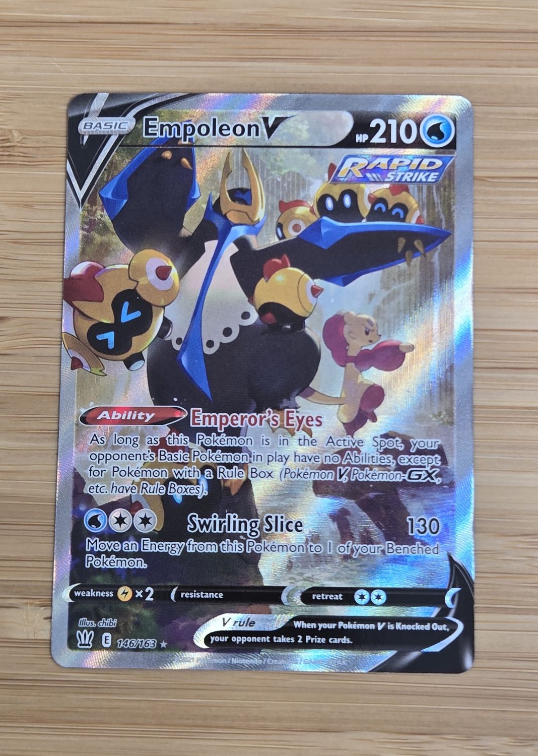 Empoleon V - 146/163 - Battle Styles - NM