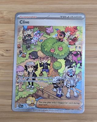 Clive Trainer - 236/091 - Paldean Fates - NM