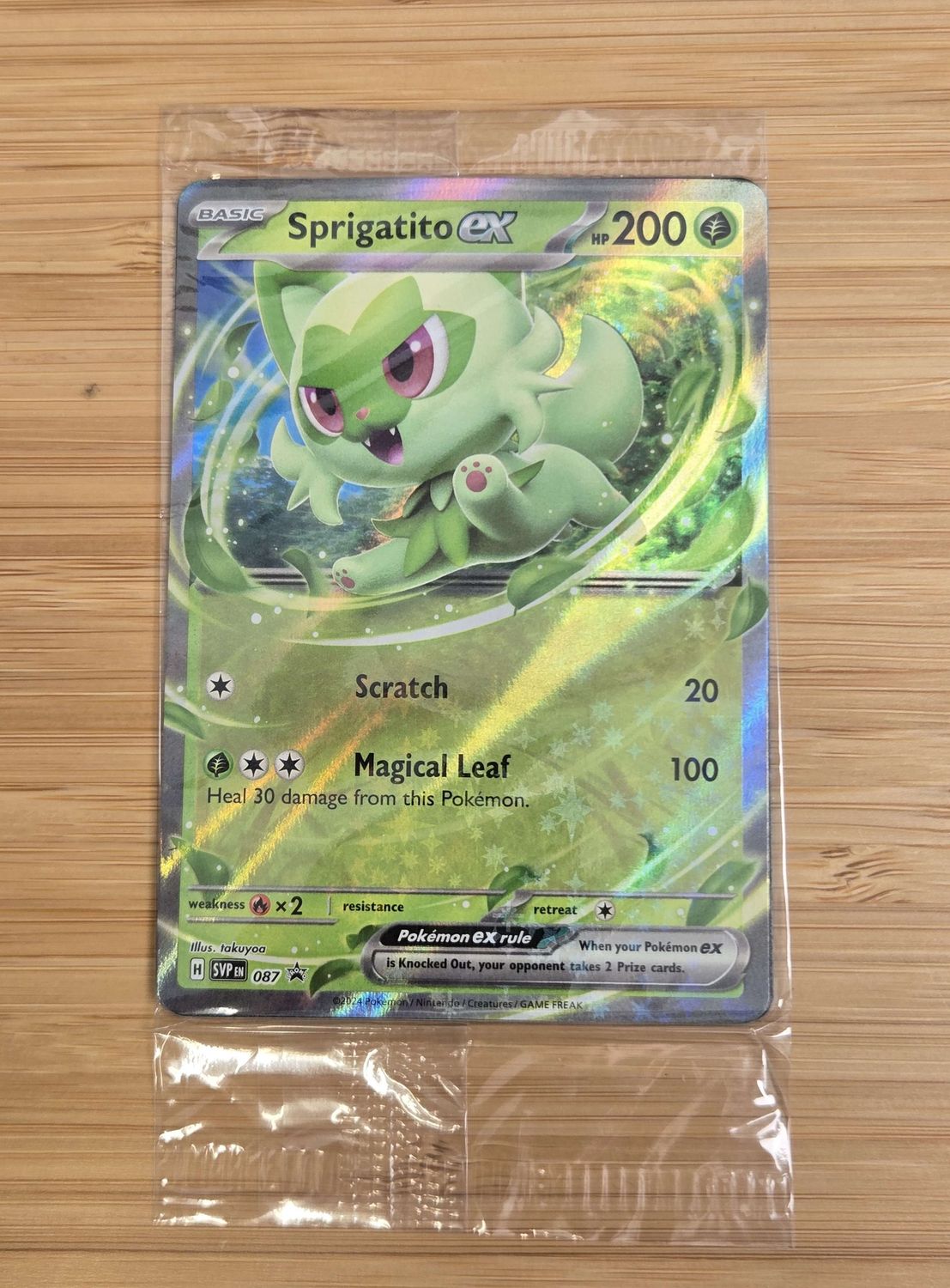 Sprigatito ex - 087 - Promo Scarlet and Violet - Sealed