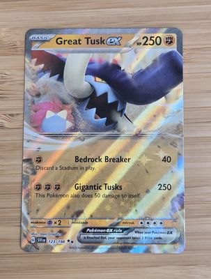 Great Tusk EX - 123/198 - Scarlet and Violet - NM