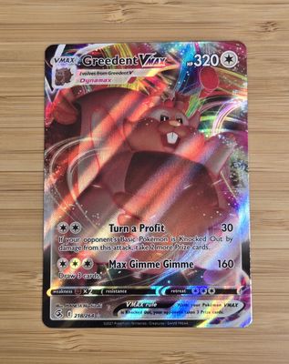 Greedent VMAX - 218/264 - Fusion Strike - LP