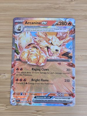 Arcanine EX - 032/198 - Scarlet and Violet - NM