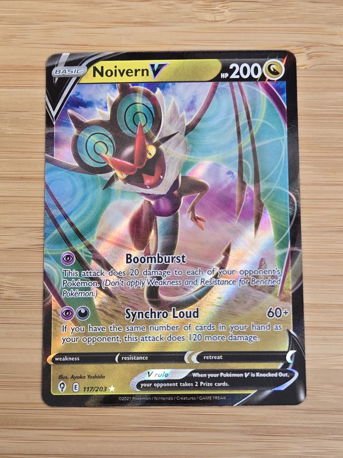 Noivern V - 117/203 - Evolving Skies - NM
