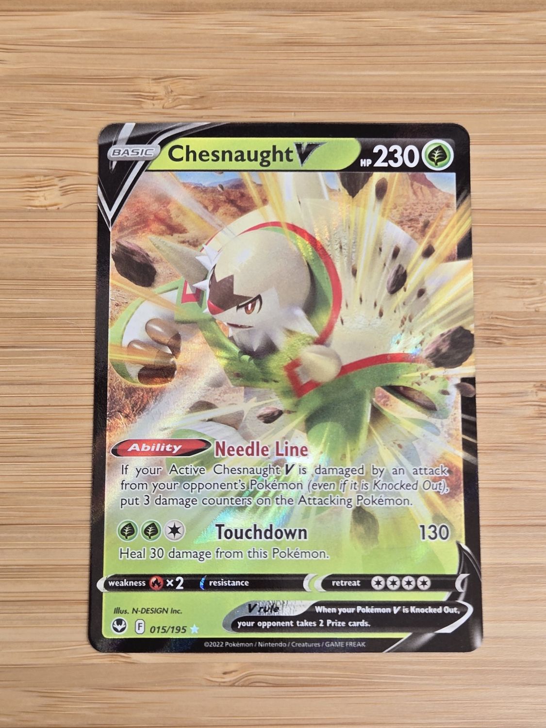 Chesnaught V - 015/195 - Silver Tempest - NM