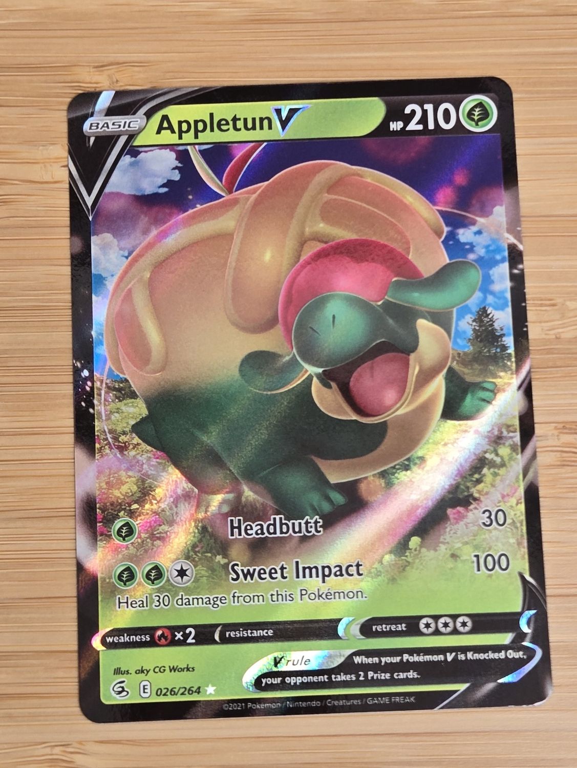 Appletun V - 026/264 - Fusion Strike - NM