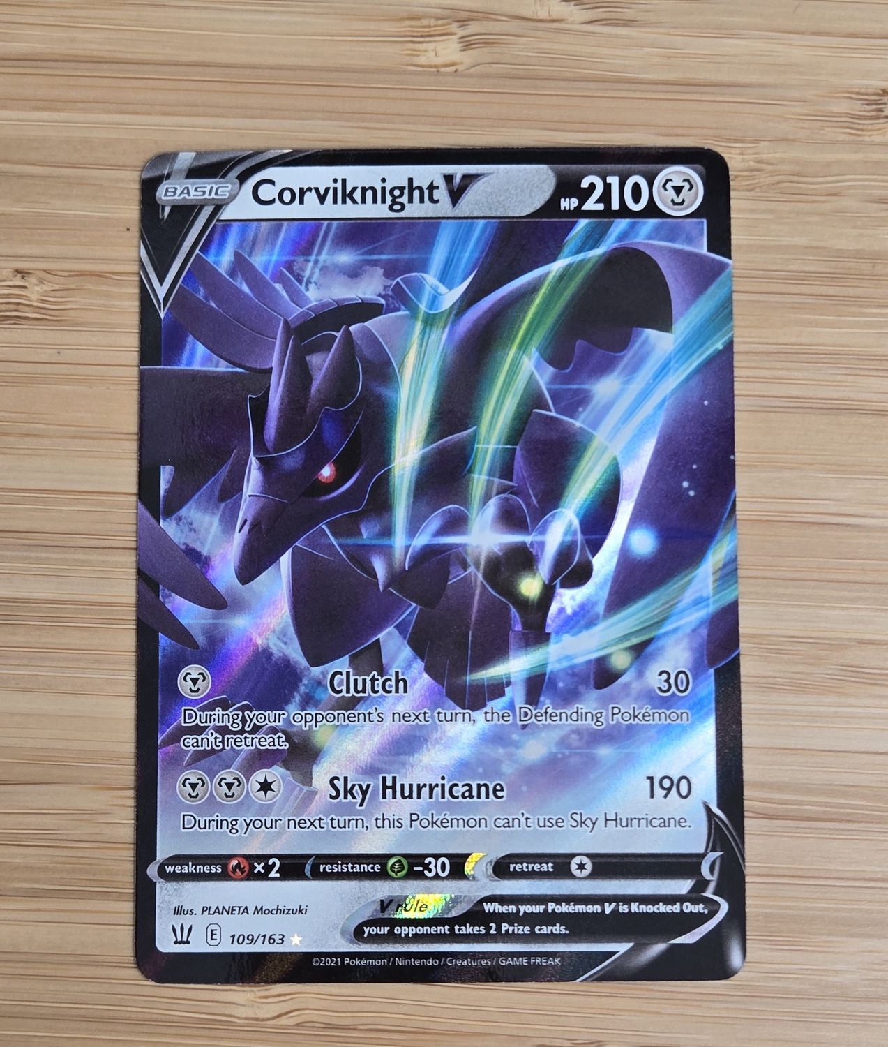 Corviknight V - 109/163 - Battle Styles - NM