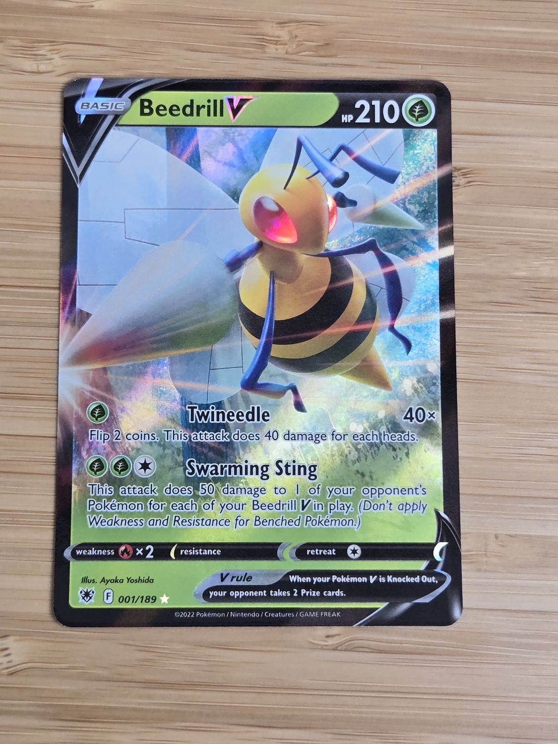 Beedrill V - 001/189 - Astral Radiance - NM