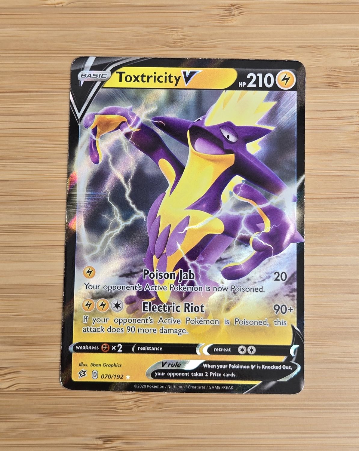 Toxtricity V - 070/192 - Rebel Clash - NM