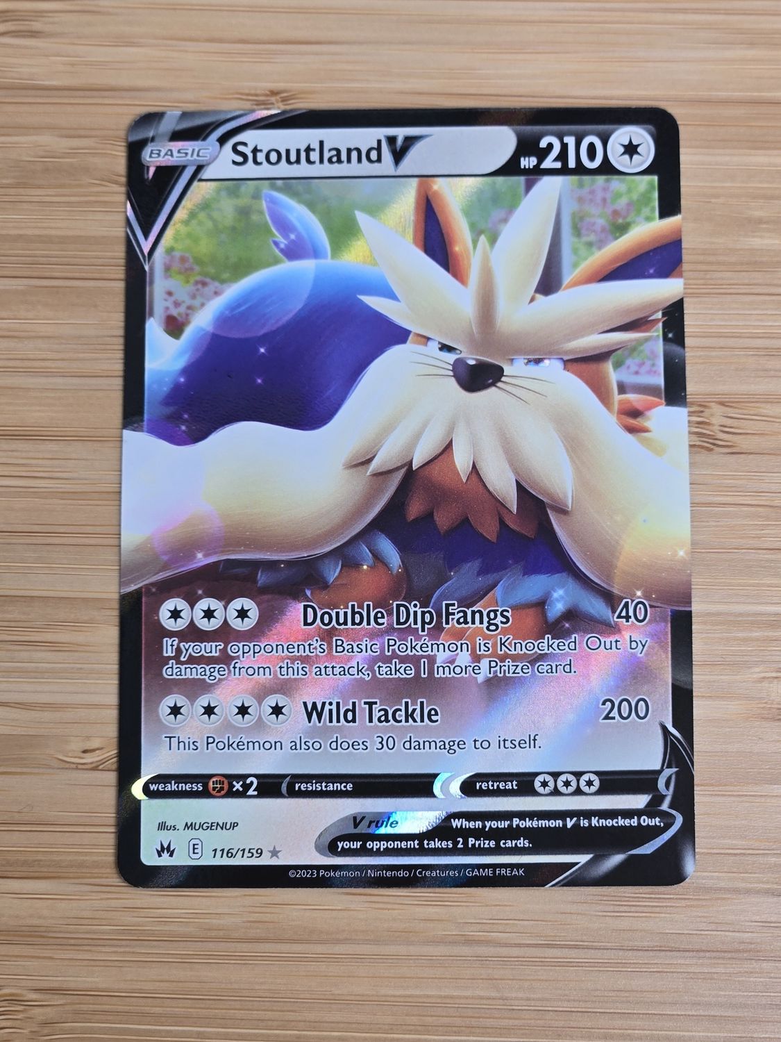 Stoutland V - 116/159 - Crown Zenith - NM