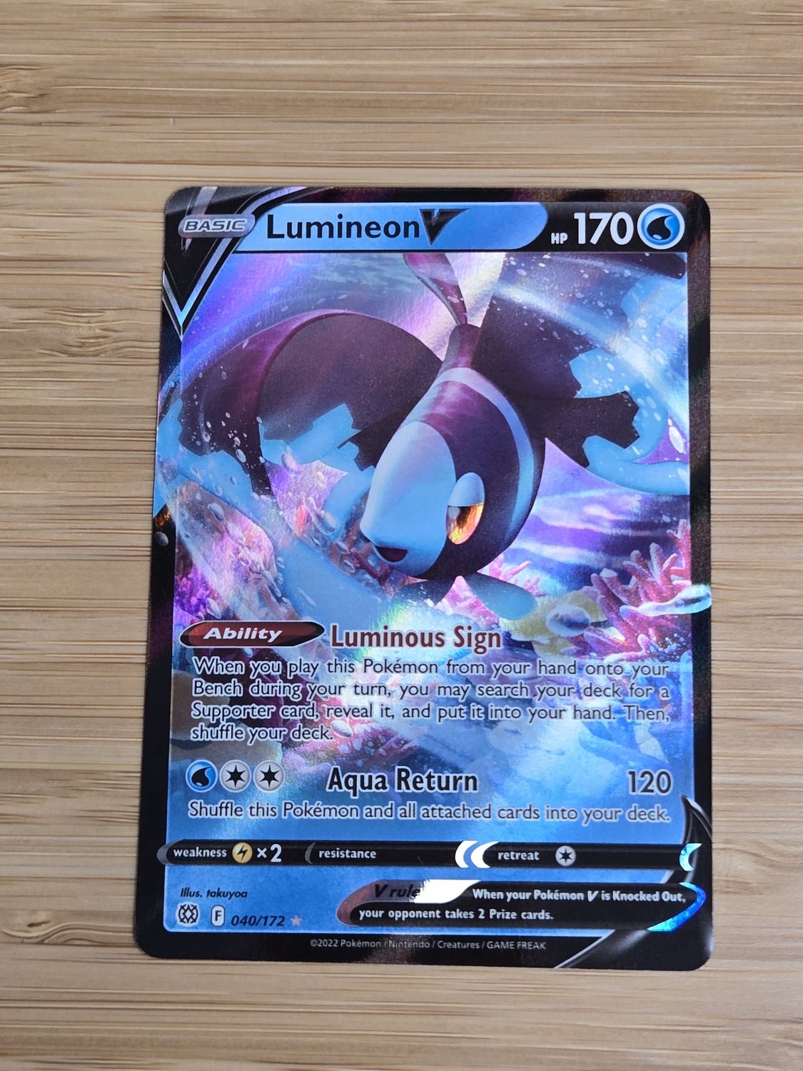 Lumineon V - 040/172 - Brilliant Stars - NM