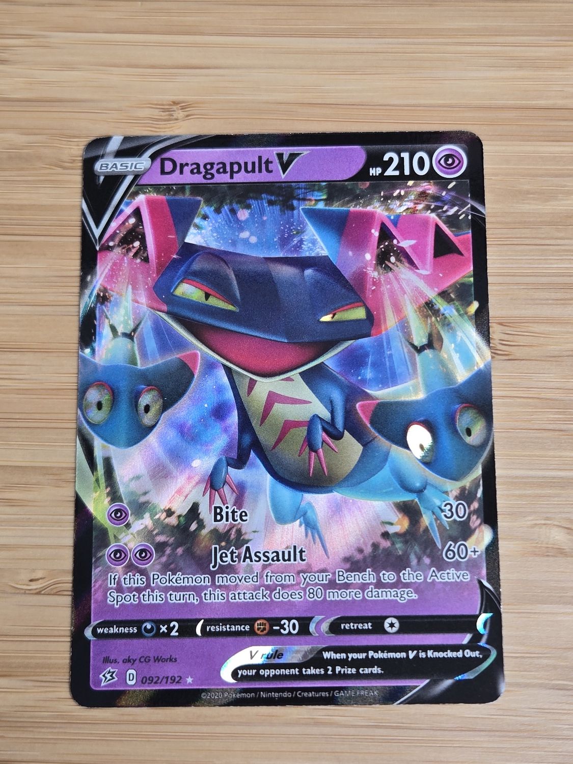 Dragapult V - 092/192 - Rebel Clash - NM