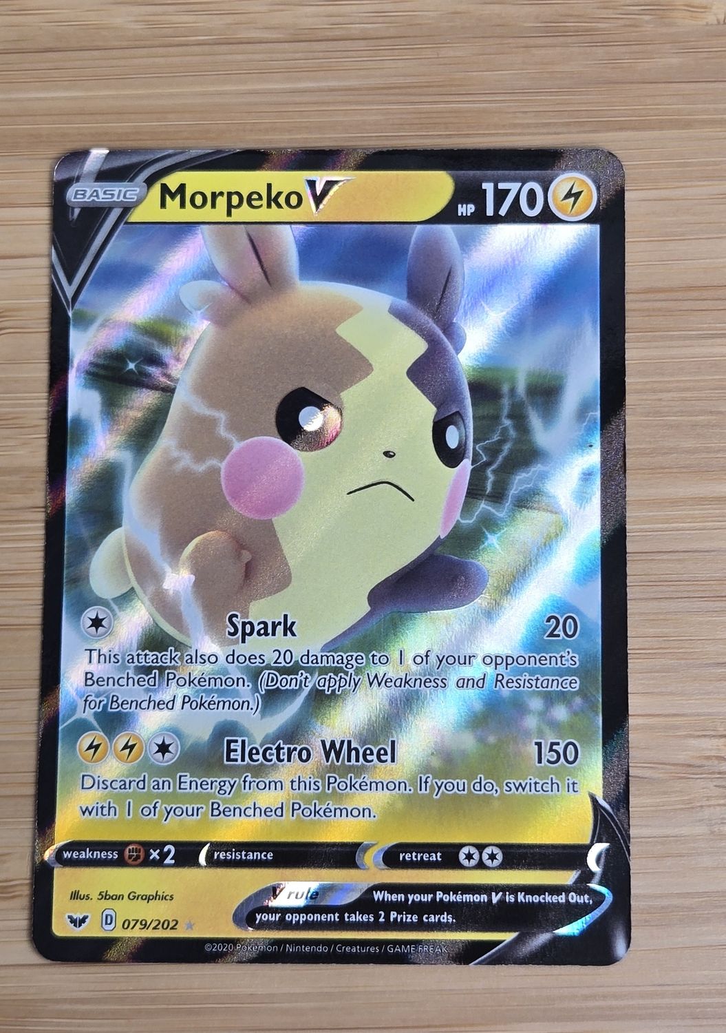 Morpeko V - 079/202 - Sword &amp; Shield - NM