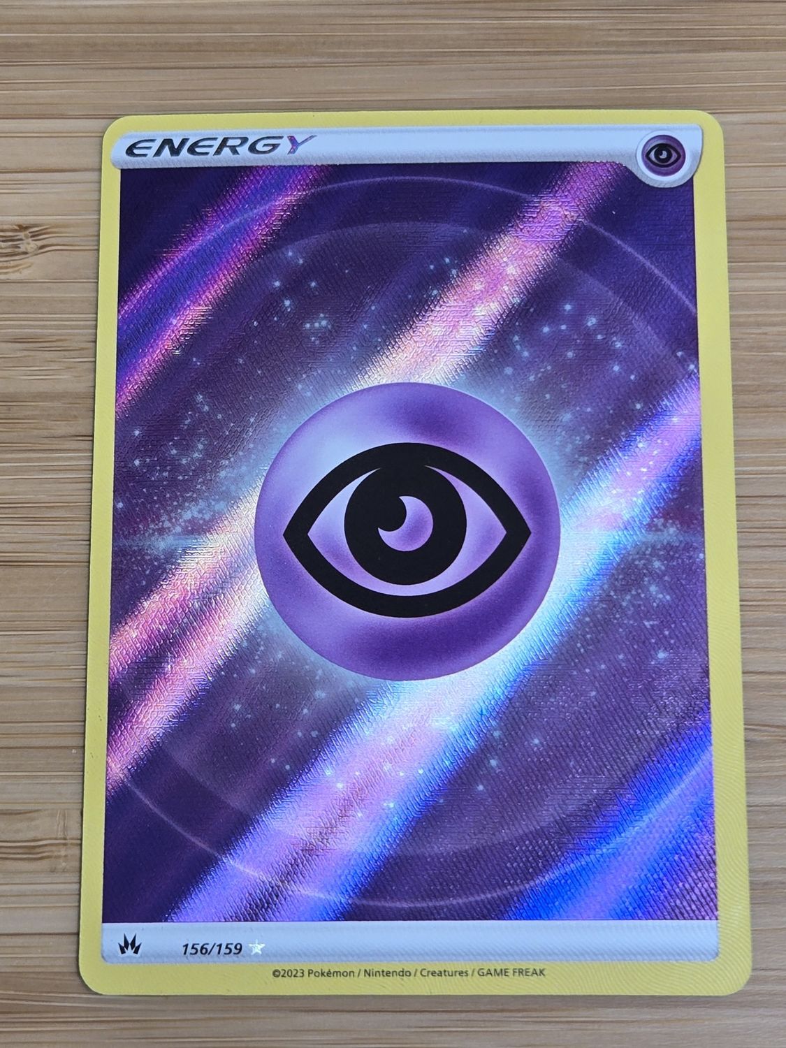 Foil Energy Psychic - 156/159 - Crown Zenith - NM