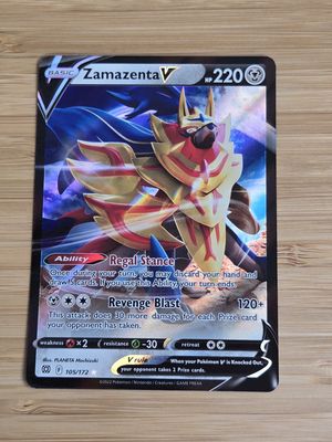 Zamazenta V - 105/172 - Brilliant Stars - LP