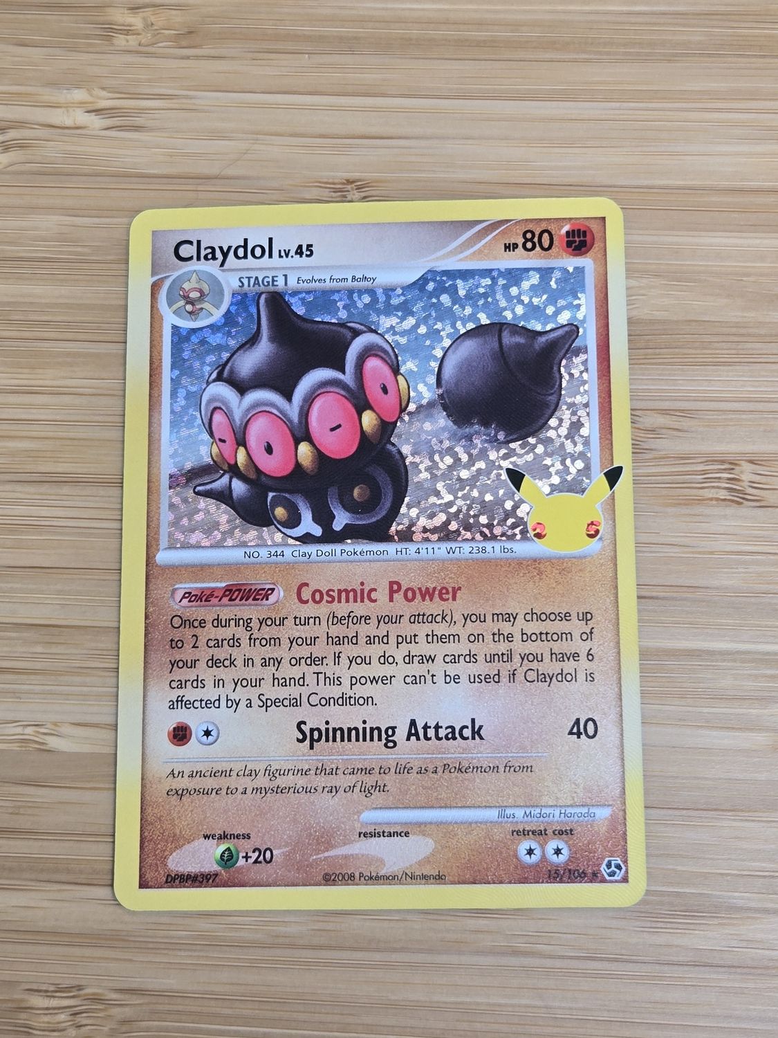 Claydol - 15/106 - Celebrations - NM