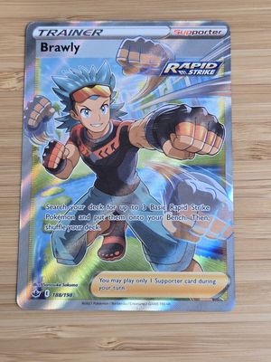 Brawly Trainer - 188/198 - Chilling Reign - NM