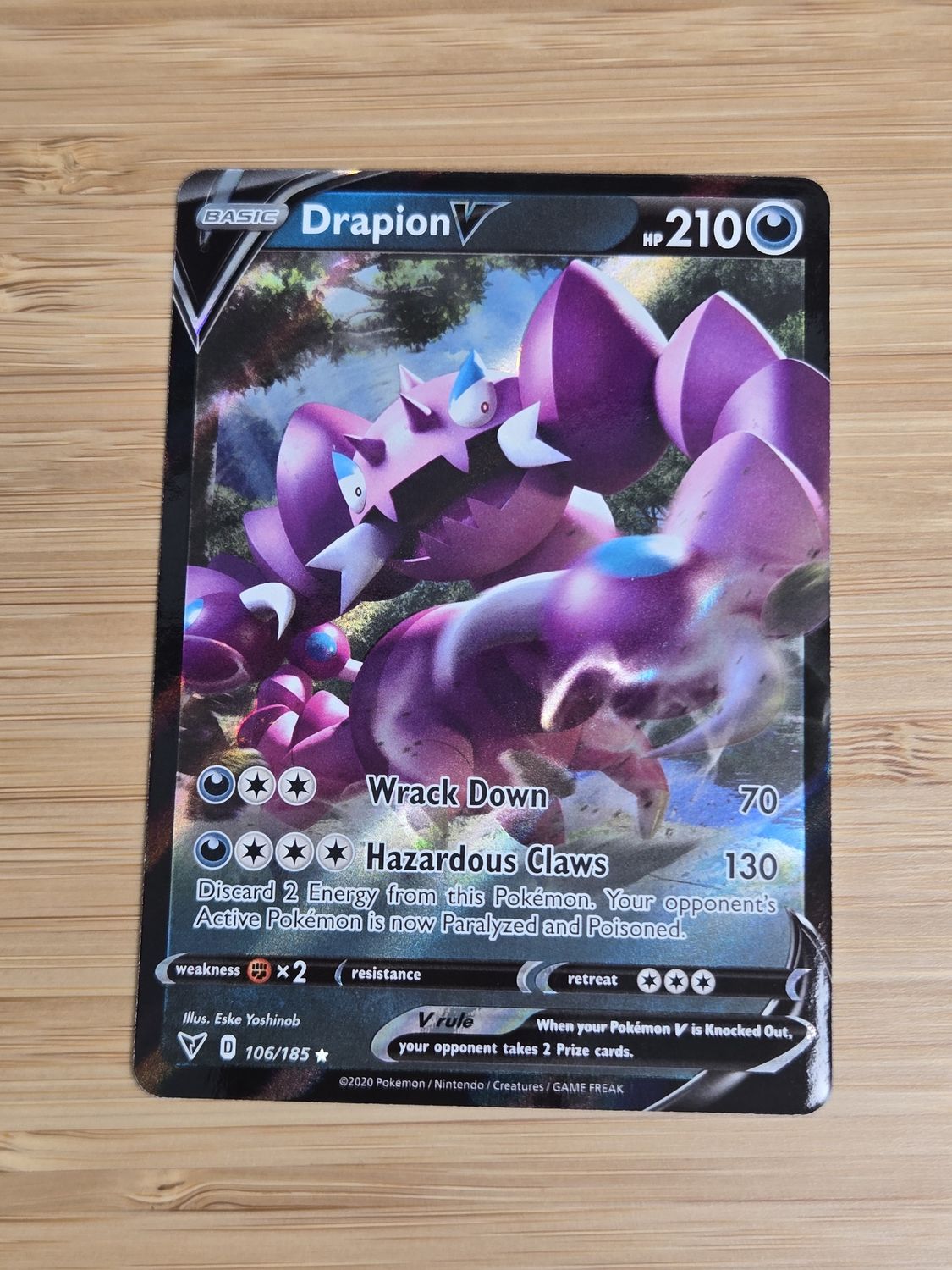 Drapion V - 106/185 - Vivid Voltage - NM
