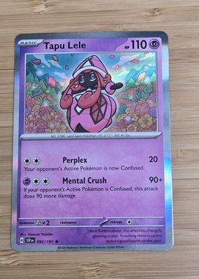 Tapu Lele holo - 092/191 - Surging Sparks - NM