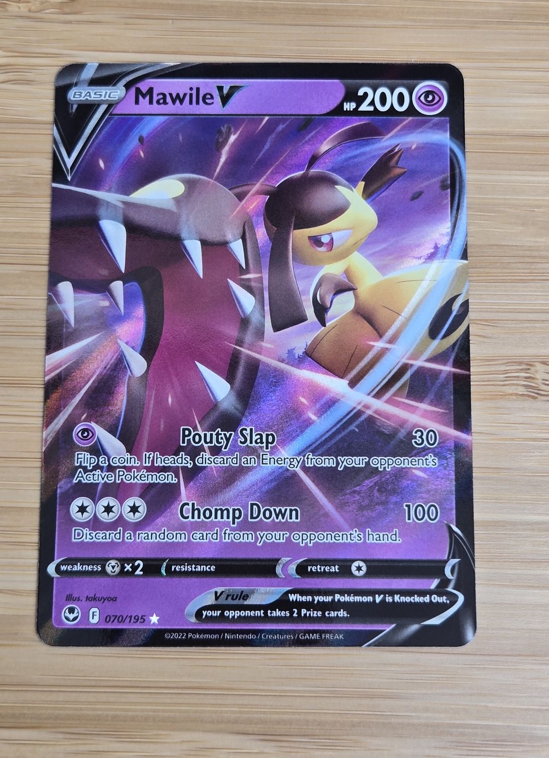 Mawile V - 070/195 - Silver Tempest - NM