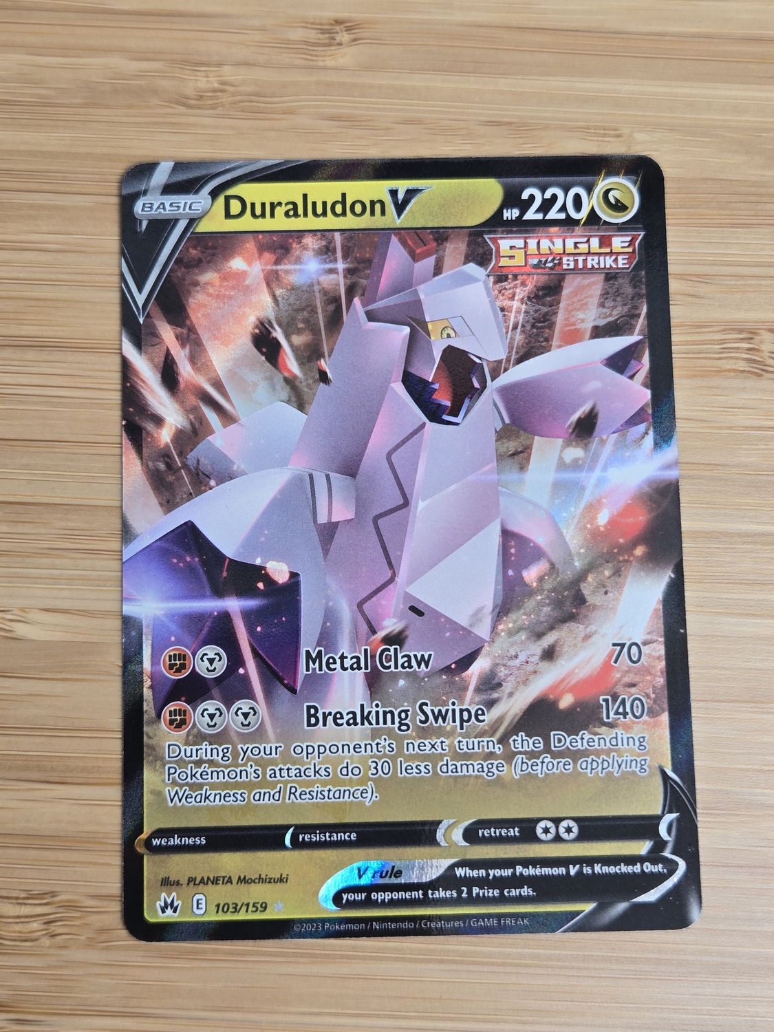 Duraludon V - 103/159 - Crown Zenith - NM