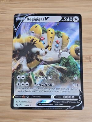 Regigigas V - 113/159 - Crown Zenith - NM