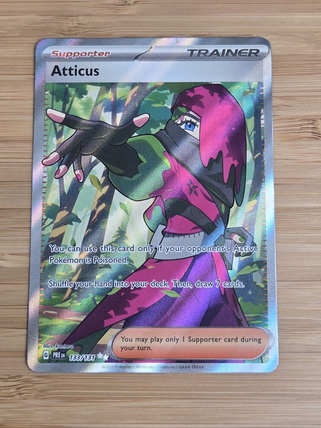 Atticus Trainer - 133/131 - Prismatic Evolutions - NM
