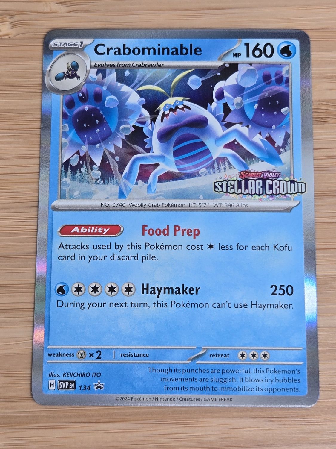 Crabominable Stamp - 134 - SVP (PROMO) - NM