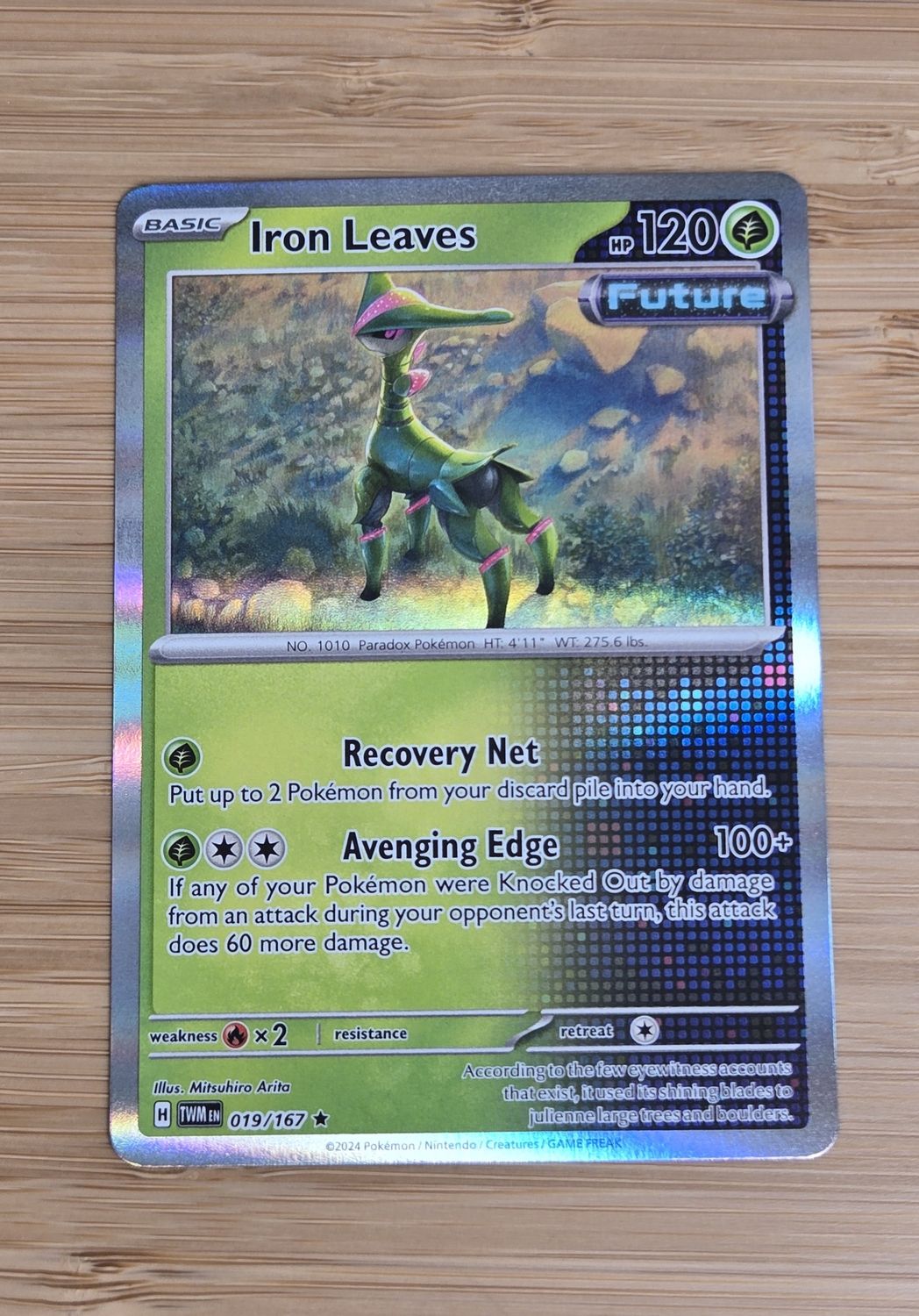 Future Iron Leaves Reverse holo  - 019/167 - Twilight Masquerade - NM