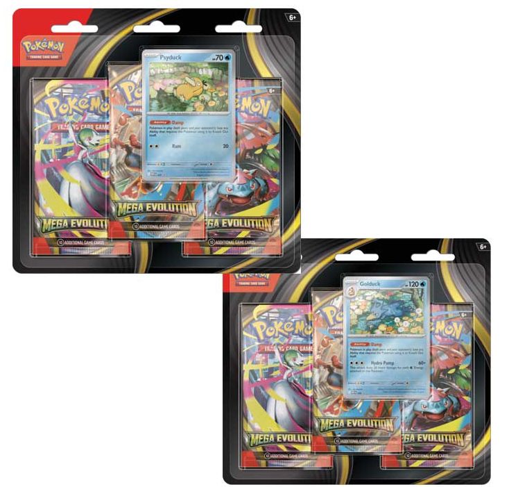 Pokémon - Mega Evolution - Blister 3 Packs (random promo)