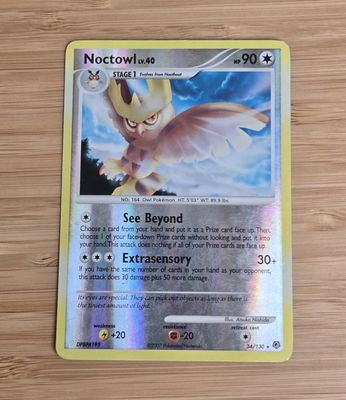 Noctowl Holo - DPBP#195 - Diamond &amp; Pearl - LP