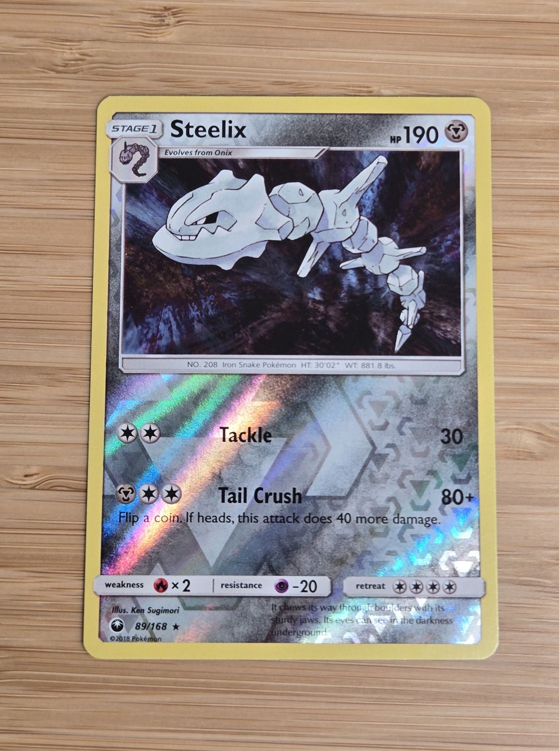 Steelix holo - 89/168 - Celestial Storm - LP