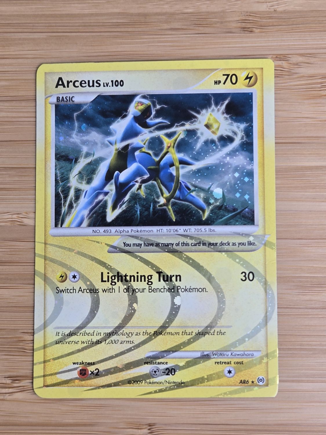 Arceus LV.100 - AR6 - Arceus - LP