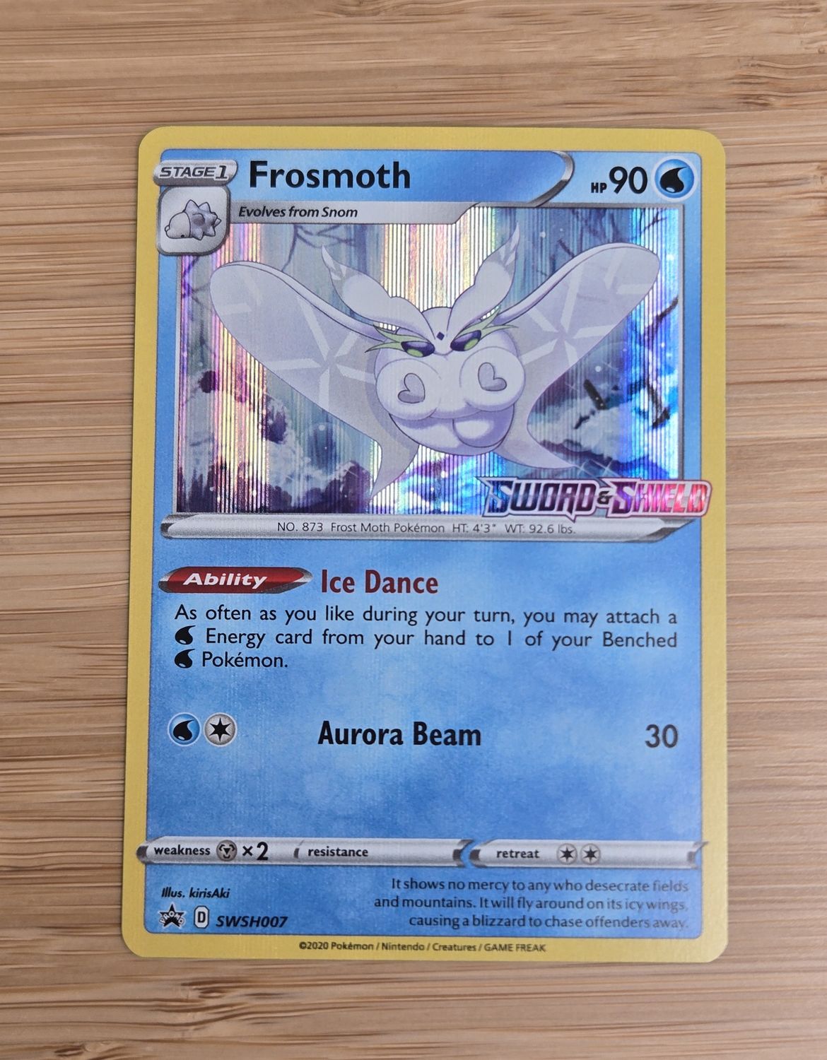 Frosmoth Stamp - SWSH007 - PROMO - NM