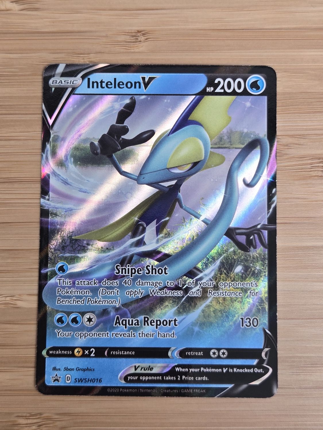 Inteleon V - SWSH016 - PROMO - NM