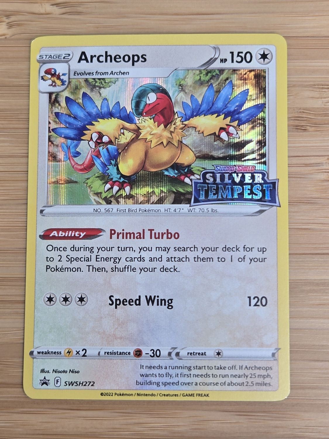 Archeops stamp - SWSH272 - PROMO - NM
