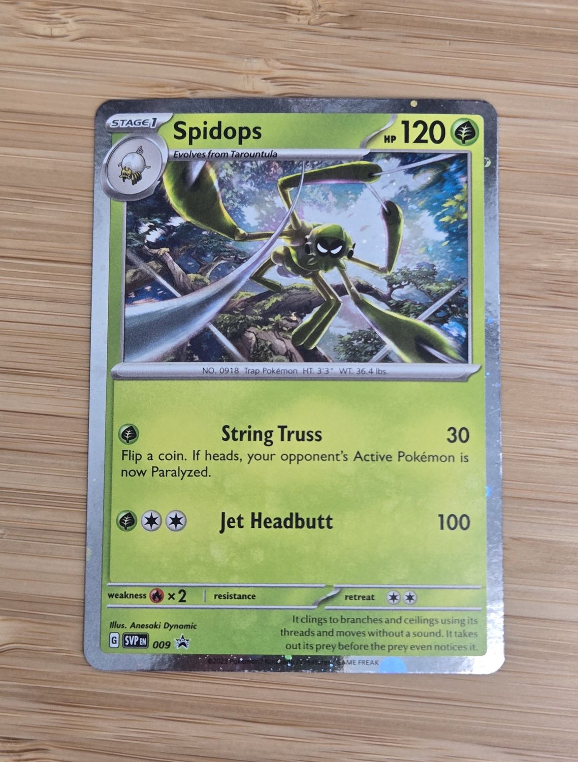 Spidops cosmic holo - 009 - PROMO - NM