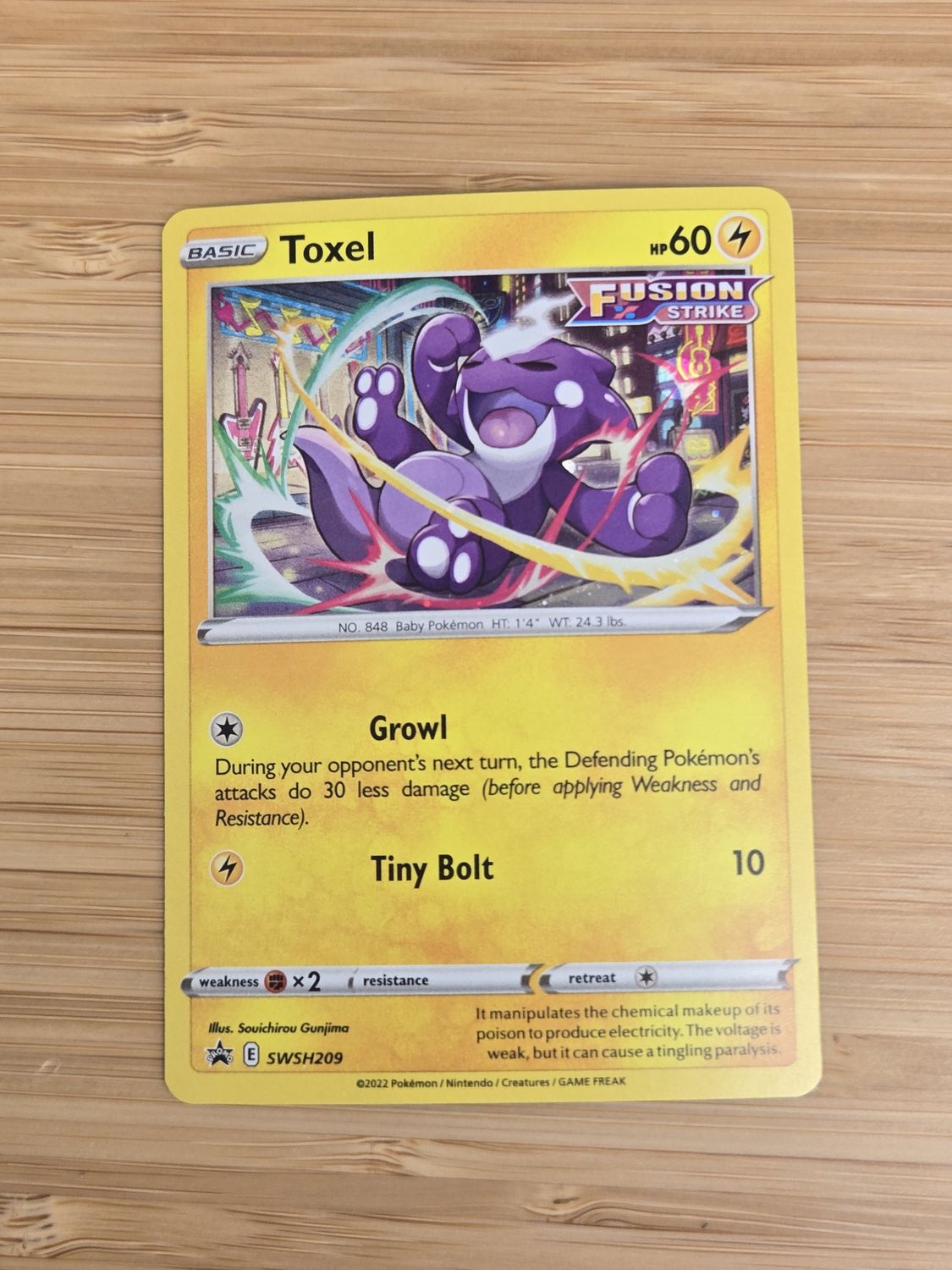 Toxel holo - SWSH209 - PROMO - NM