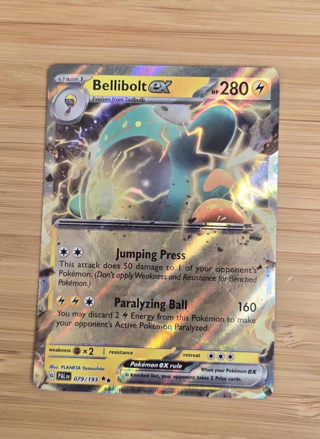 Bellibolt EX - 079/193 - Paldea Evolved - NM