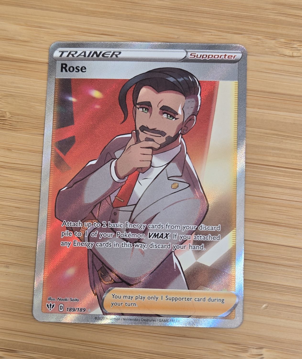 Rose - 189/189 - Darkness Ablaze - NM