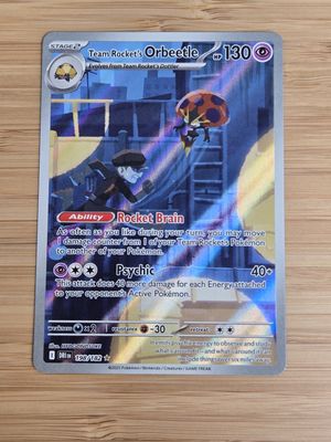 Team Rocket&#39;s Orbeetle - 198/182 - Destined Rivals - NM