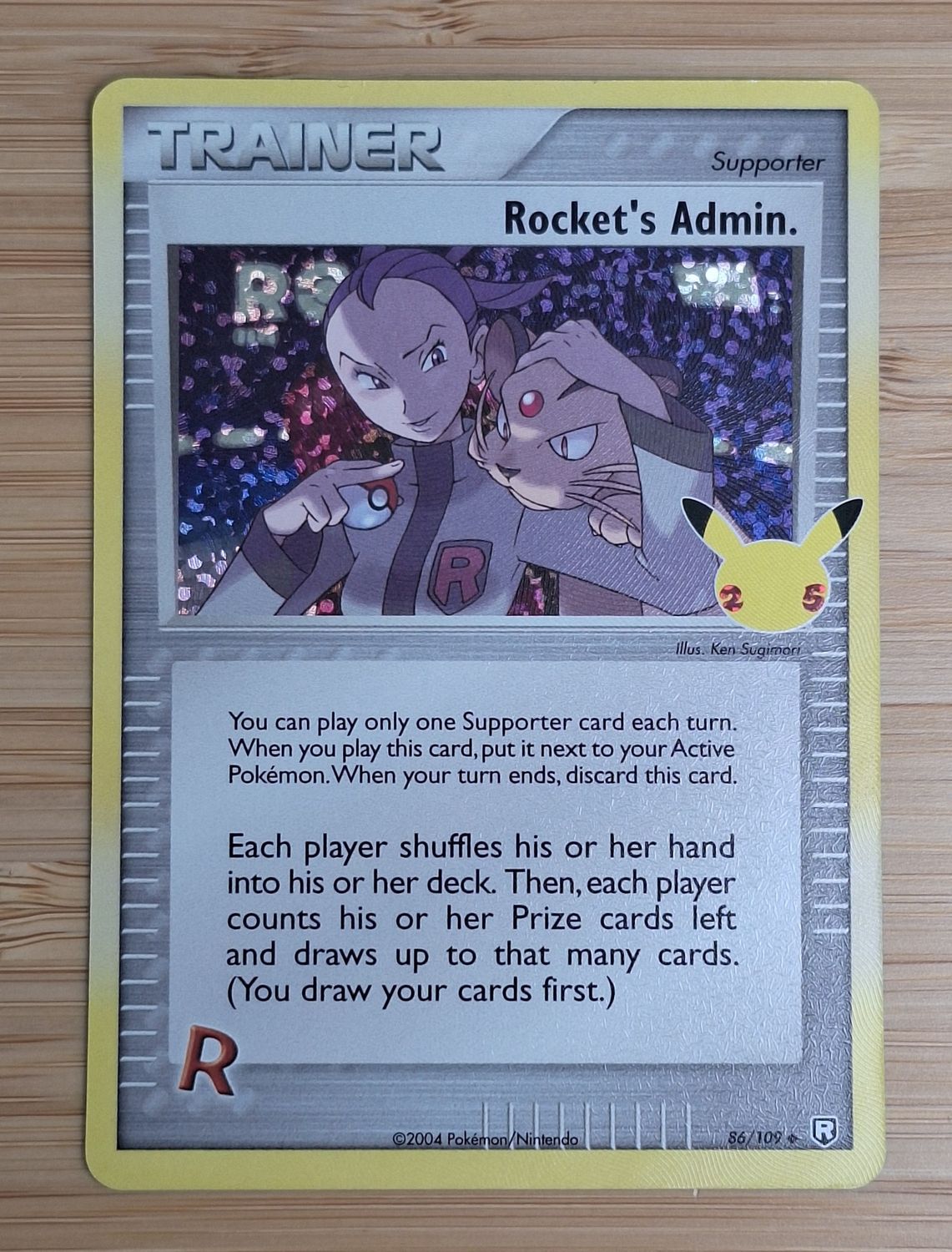Rocket&#39;s Admin - 86/109 - EX Team Rocket Return - NM