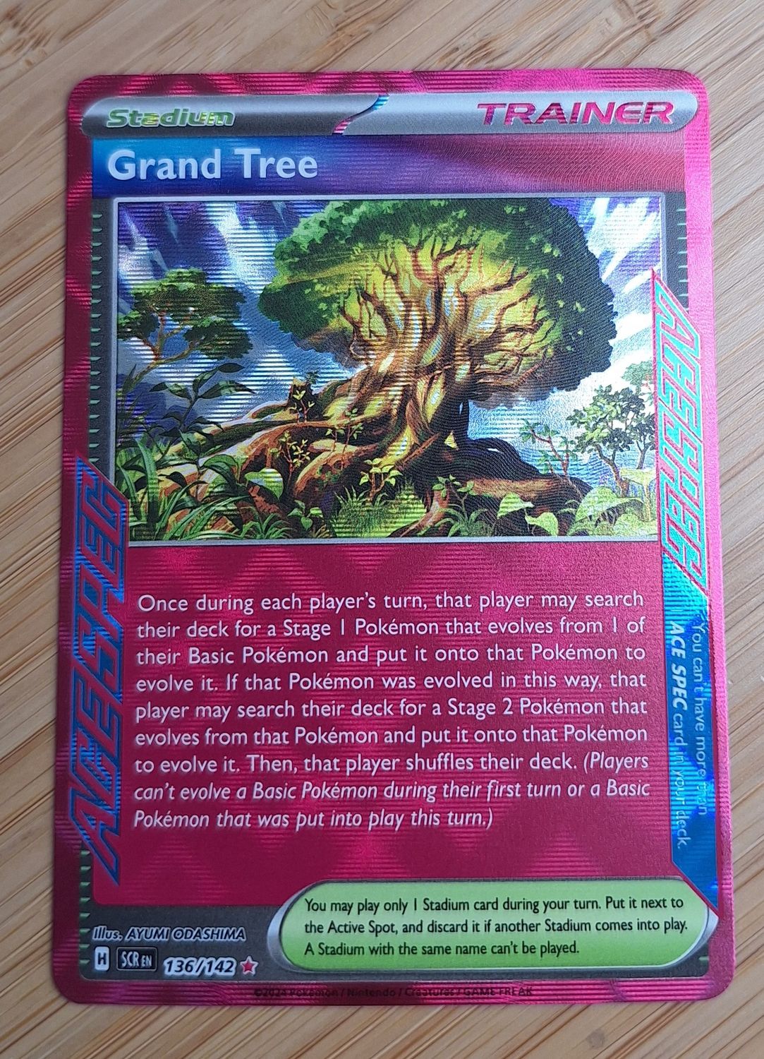 Grand Tree - 136/142 - Stellar Crown - NM
