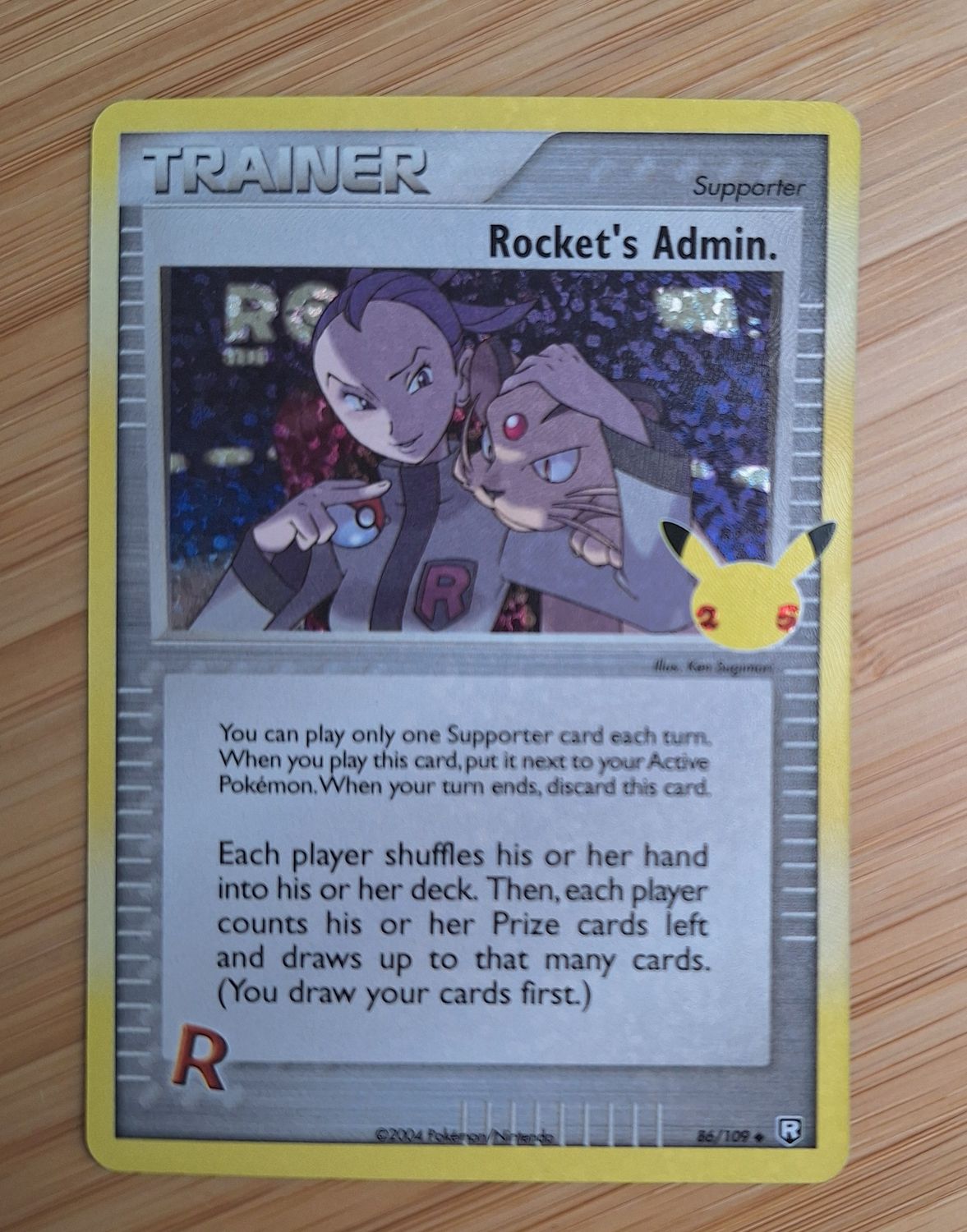 Rocket&#39;s Admin - 86/109 - EX Team Rocket Returns - NM