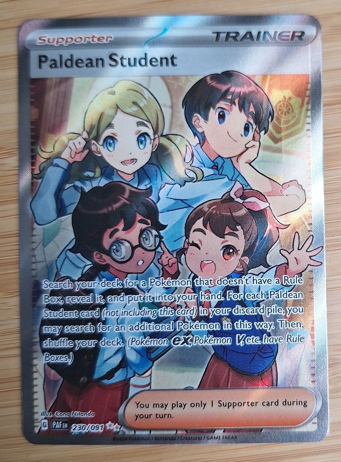 Paldean Student - 230/091 - Paldean Fates - NM