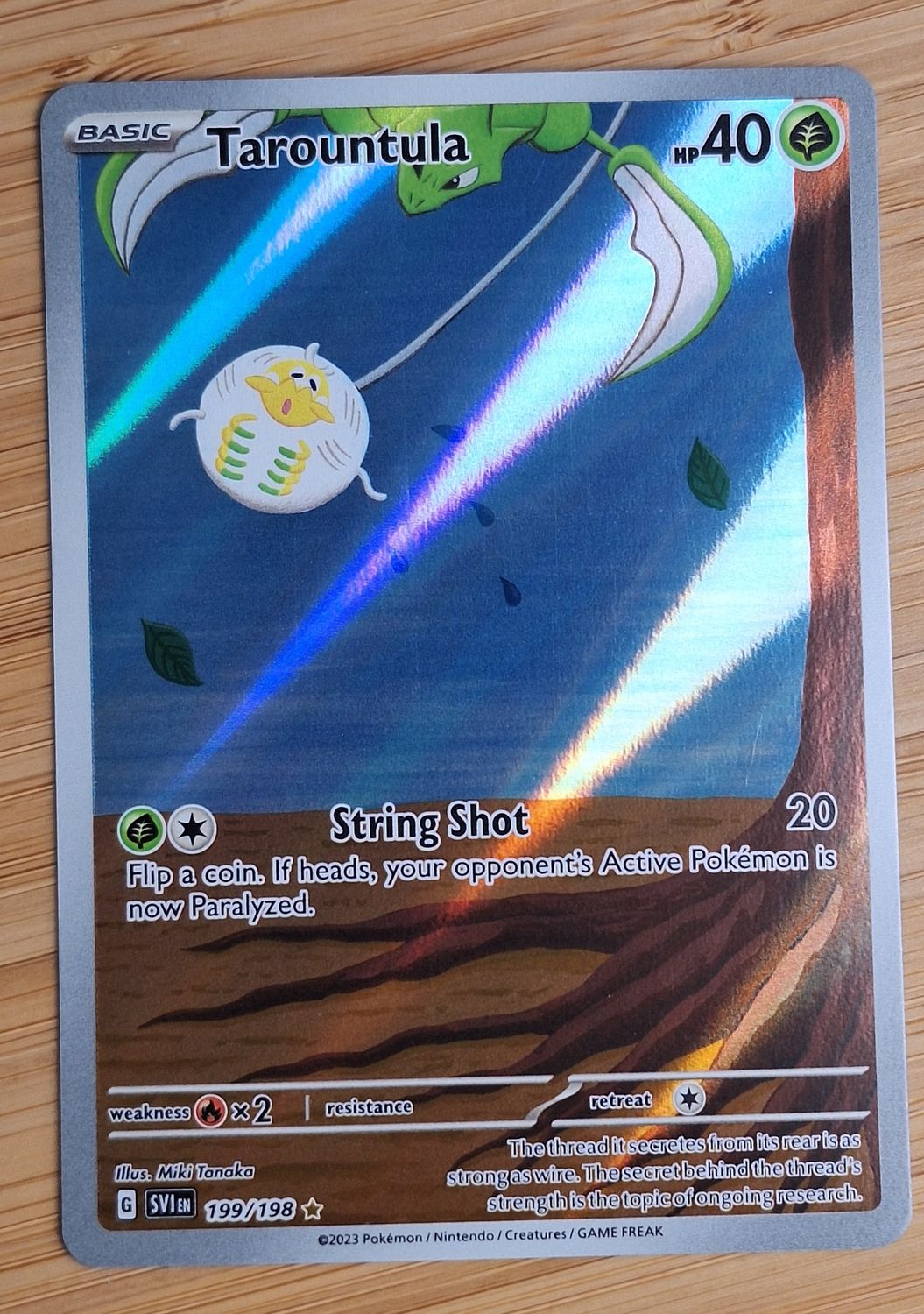Tarountula - 199/198 - Scarlet&amp;Violet Base Set - NM