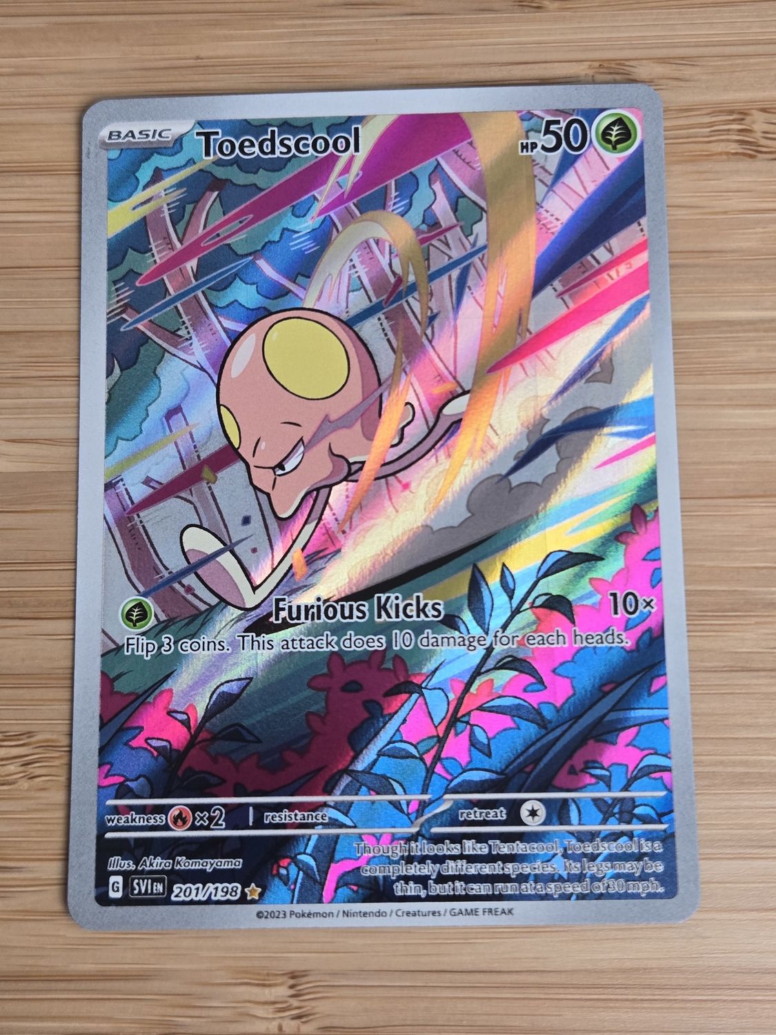 Toedscool - 201/198 - Scarlet&amp;Violet Base Set - NM
