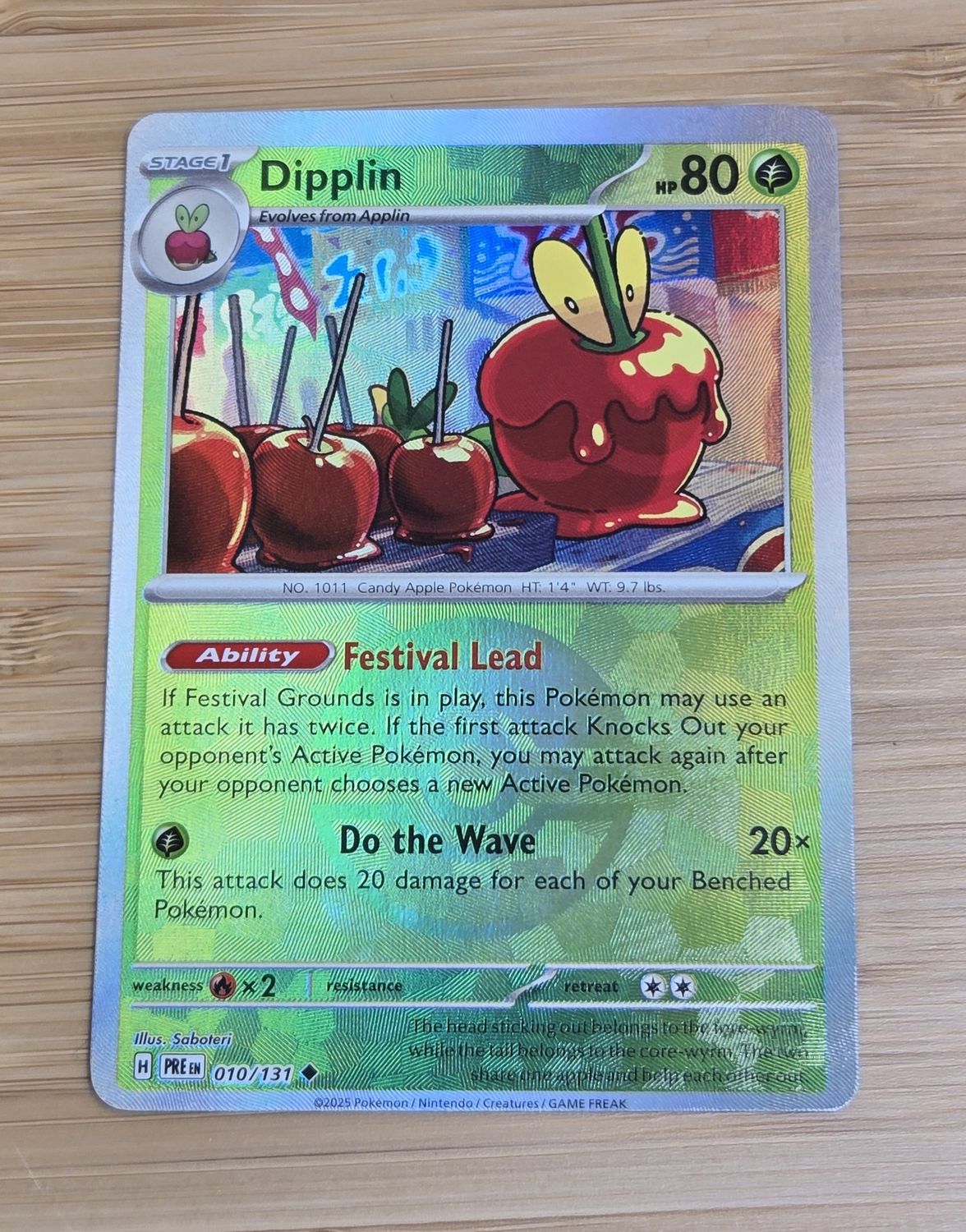 Dipplin - 010/131 - Prismatic Evolutions - NM - (BALL)