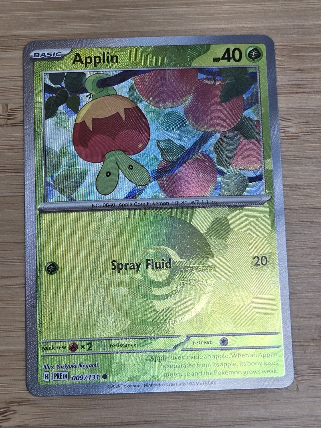 Applin - 009/131 - Prismatic Evolutions - NM - (BALL)